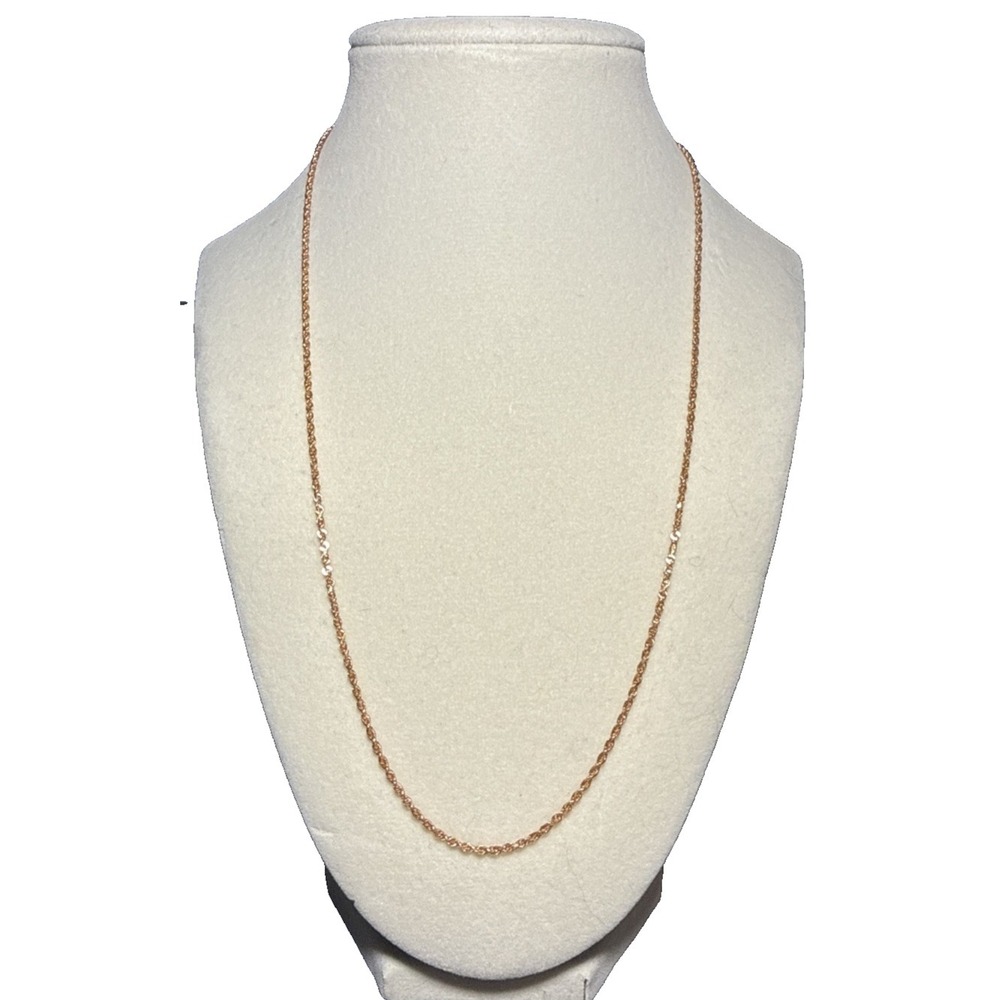 Michael Anthony 14K Rose Gold Rope Chain 21" Necklace (1-2MM) J-9I